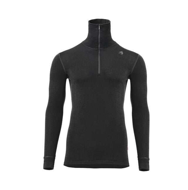 Aclima - WarmWool Herre Polo // Sort fra Aclima - billede nr. 1 hos GrejFreak.dk