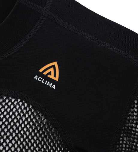 Aclima - Woolnet 120g Herre Crew Neck Uldtrøje // Sort fra Aclima - billede nr. 4 hos GrejFreak.dk