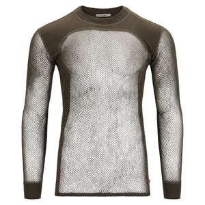 Aclima - WoolNet 120g Herre Crew Neck Uldtrøje // Tarmac fra Aclima - billede nr. 1 hos GrejFreak.dk