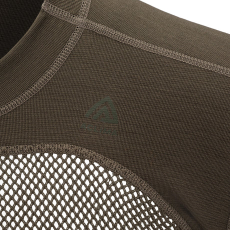 Aclima - WoolNet 120g Herre Crew Neck Uldtrøje // Tarmac fra Aclima - billede nr. 4 hos GrejFreak.dk