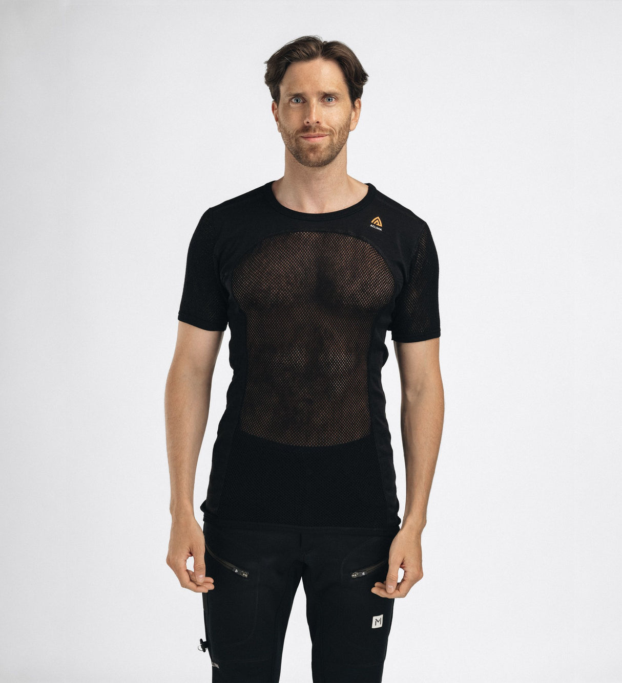 Aclima - WoolNet 120g Herre T-shirt // Sort fra Aclima - billede nr. 4 hos GrejFreak.dk
