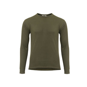 Aclima - WoolTerry 220g Herre Crew Neck // Olivengrøn fra Aclima - billede nr. 1 hos GrejFreak.dk