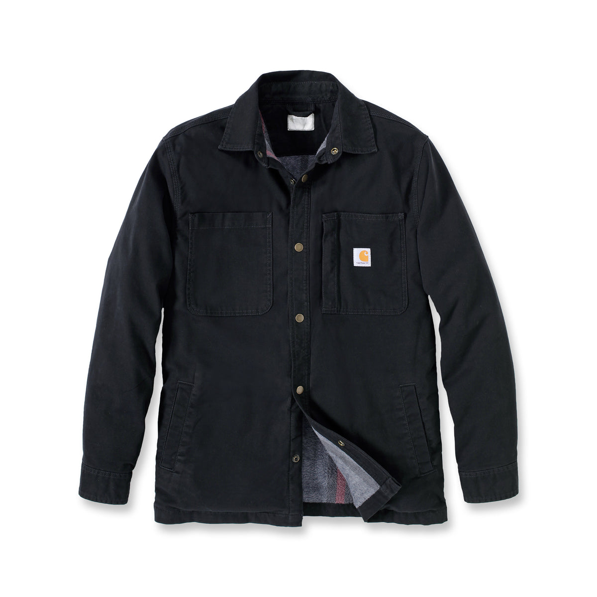 Carhartt - Fleece Foret Skjortejakke // Sort fra Carhartt - billede nr. 1 hos GrejFreak.dk