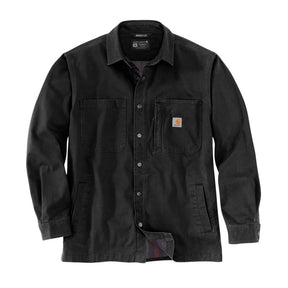 Carhartt - Fleece Lined Snap Front Skjorte // Sort fra Carhartt - billede nr. 1 hos GrejFreak.dk