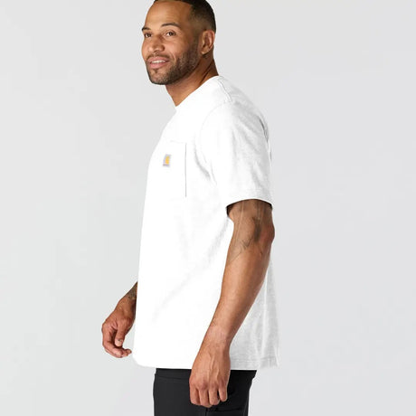 Carhartt - Dearborn Relaxed Pocket T-Shirt // Hvid fra Carhartt - billede nr. 3 hos GrejFreak.dk