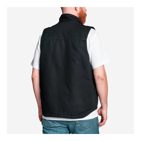 Carhartt - Washed Duck Lined Mock Neck Vest // Sort fra Carhartt - billede nr. 8 hos GrejFreak.dk