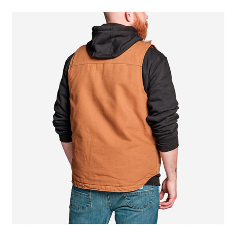 Carhartt - Washed Duck Lined Mock Neck Vest // Brun fra Carhartt - billede nr. 6 hos GrejFreak.dk