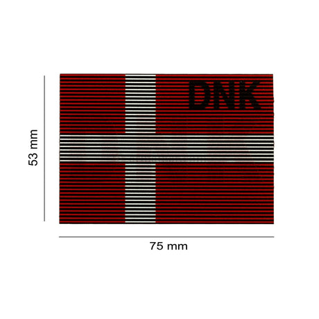 ClawGear - Dual IR Dannebrogsflag Patch // Olivengrøn fra ClawGear - billede nr. 3 hos GrejFreak.dk