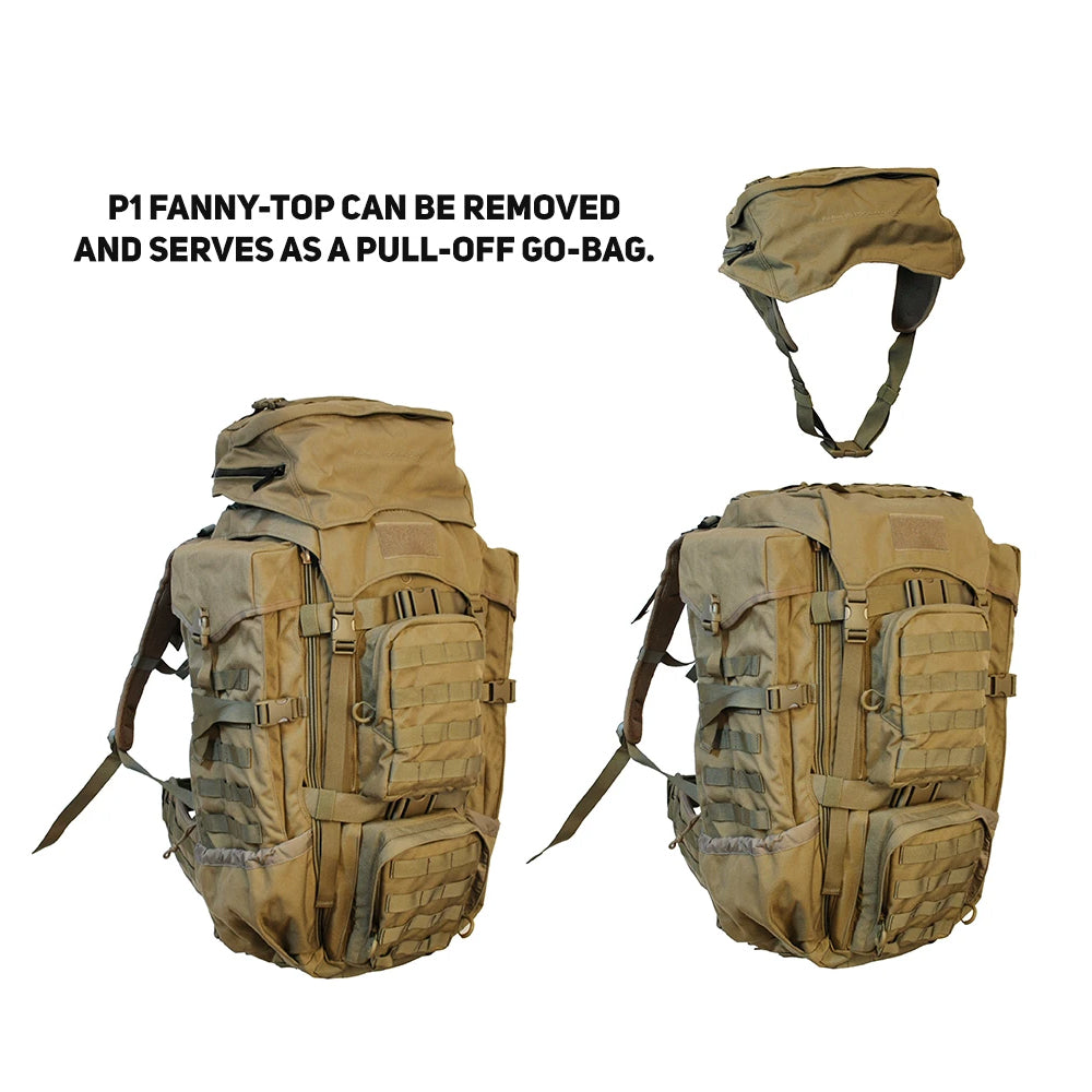 Eberlestock - F4 Terminator Rygsæk (67L) // Mørk Sand / Coyote fra Eberlestock - billede nr. 4 hos GrejFreak.dk