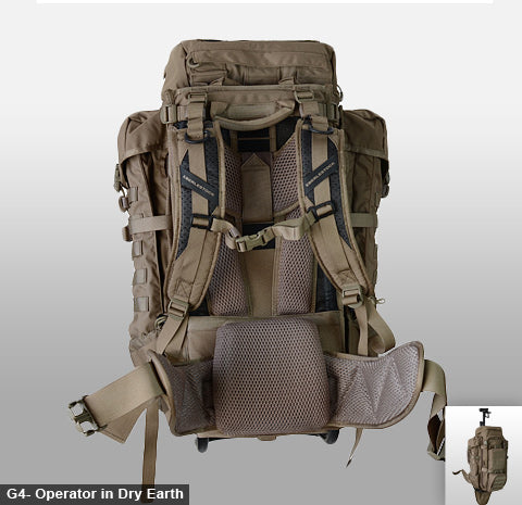 Eberlestock - G4 Operator Finskytte Rygsæk // Mørk Sand / Coyote fra Eberlestock - billede nr. 4 hos GrejFreak.dk