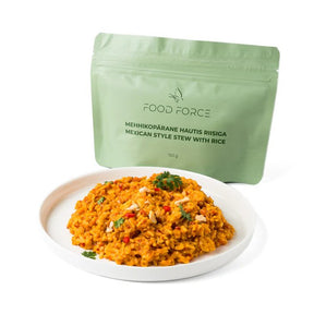 Food Force - Mexicansk Stuvning Med Ris 150 g (608 kcal) fra Food Force - billede nr. 1 hos GrejFreak.dk