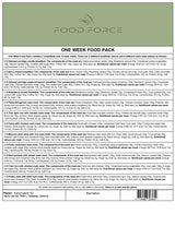 Food Force - One Week Food Pack 21 Måltider (25.200 Kcal) fra Food Force - billede nr. 2 hos GrejFreak.dk