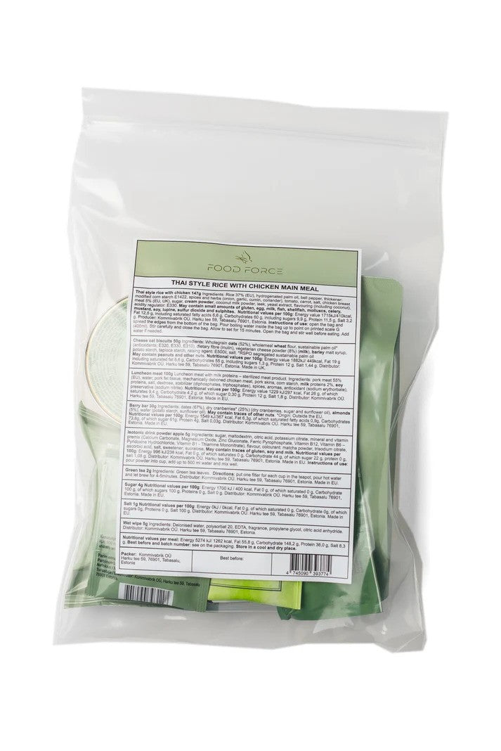 Food Force - One Week Food Pack 21 Måltider (25.200 Kcal) fra Food Force - billede nr. 5 hos GrejFreak.dk