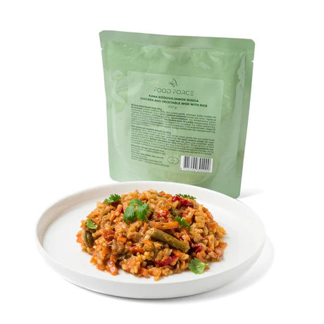 Food Force - Wok Med Kylling, Ris og Grøntsager 300 g (267 kcal) fra Food Force - billede nr. 1 hos GrejFreak.dk