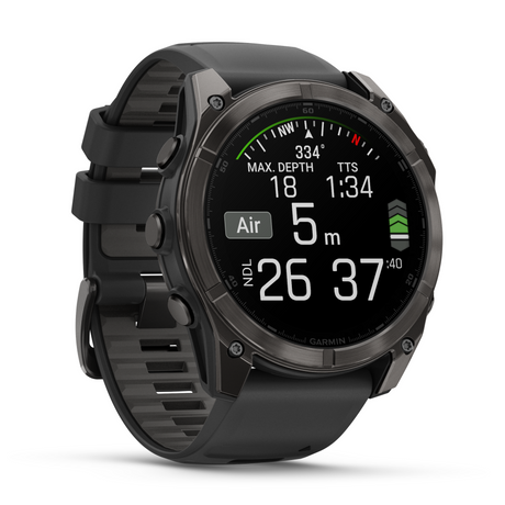 Garmin - Fenix 8 Amoled Smartwatch 51 mm Pebble Grey GPS Ur fra Garmin - billede nr. 6 hos GrejFreak.dk