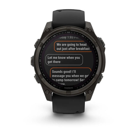 Garmin - Fenix 8 Sapphire Solar 47 mm Pebble Grey GPS Ur fra Garmin - billede nr. 4 hos GrejFreak.dk