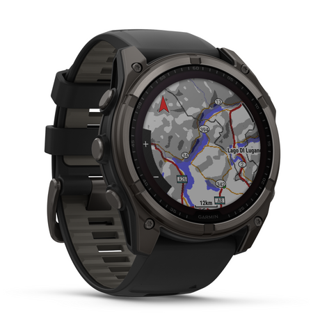 Garmin - Fenix 8 Sapphire Solar 51 mm Pebble Grey GPS Ur fra Garmin - billede nr. 4 hos GrejFreak.dk
