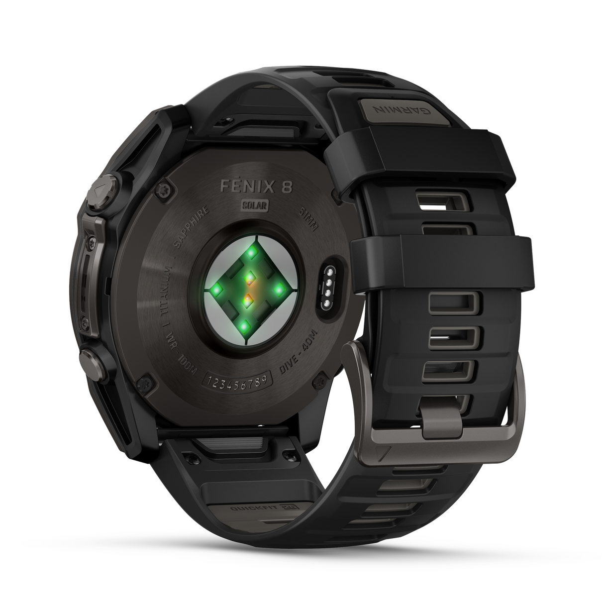 Garmin - Fenix 8 Sapphire Solar 51 mm Pebble Grey GPS Ur fra Garmin - billede nr. 7 hos GrejFreak.dk