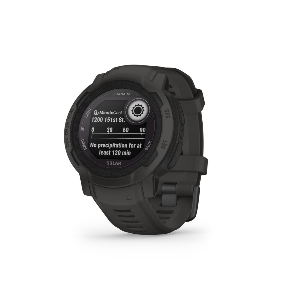 Garmin - Instinct 2 Solar GPS Ur // Grå fra Garmin - billede nr. 2 hos GrejFreak.dk