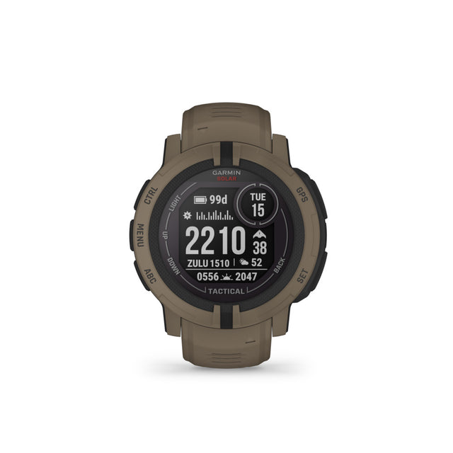 Garmin - Instinct 2 Tactical Solar GPS Ur // Coyote fra Garmin - billede nr. 1 hos GrejFreak.dk