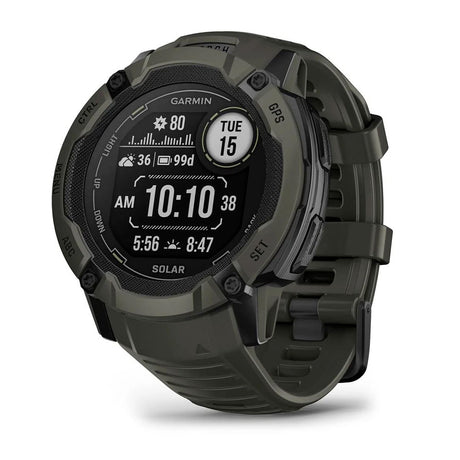 Garmin - Instinct 2X Solar GPS Ur // Mørkegrøn fra Garmin - billede nr. 1 hos GrejFreak.dk