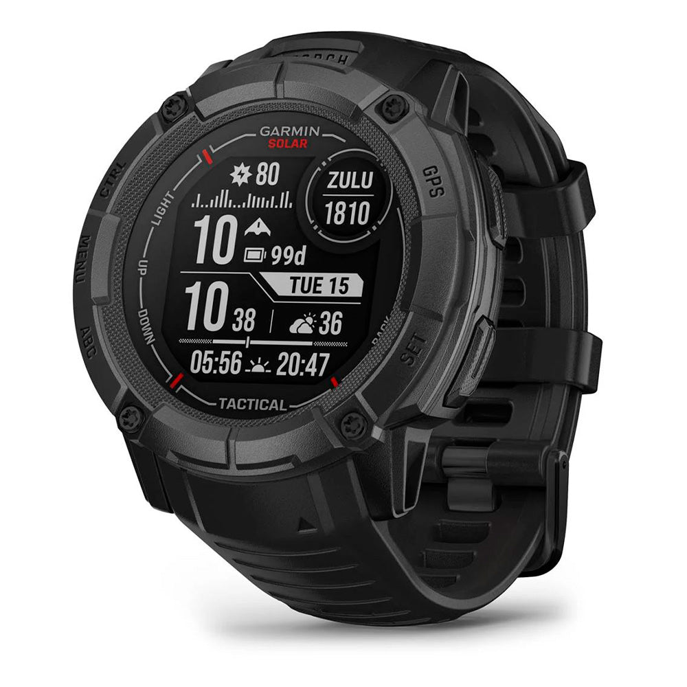 Garmin - Instinct 2X Tactical Solar GPS Ur // Sort fra Garmin - billede nr. 2 hos GrejFreak.dk