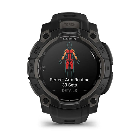 Garmin - Instinct 3 Amoled 45 mm Smartwatch // Sort fra Garmin - billede nr. 4 hos GrejFreak.dk