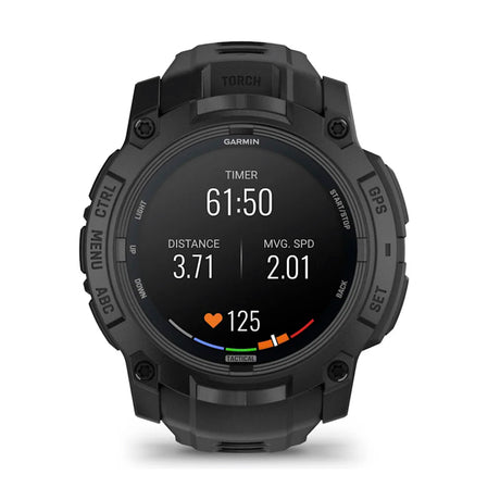 Garmin - Instinct 3 AMOLED 50 mm TACTICAL Smartwatch // Sort fra Garmin - billede nr. 6 hos GrejFreak.dk