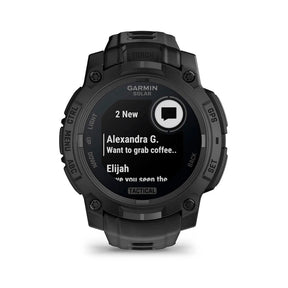 Garmin - Instinct 3 Solar 45 mm TACTICAL Smartwatch // Sort fra Garmin - billede nr. 1 hos GrejFreak.dk