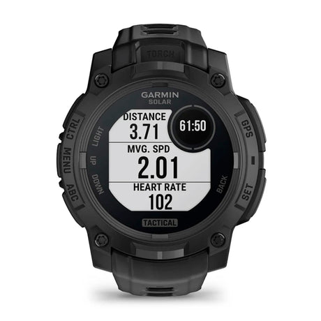 Garmin - Instinct 3 Solar 45 mm TACTICAL Smartwatch // Sort fra Garmin - billede nr. 6 hos GrejFreak.dk