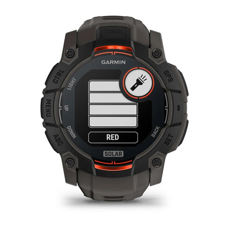 Garmin - Instinct 3 Solar 50 mm Smartwatch // Sort/Charcoal fra Garmin - billede nr. 6 hos GrejFreak.dk