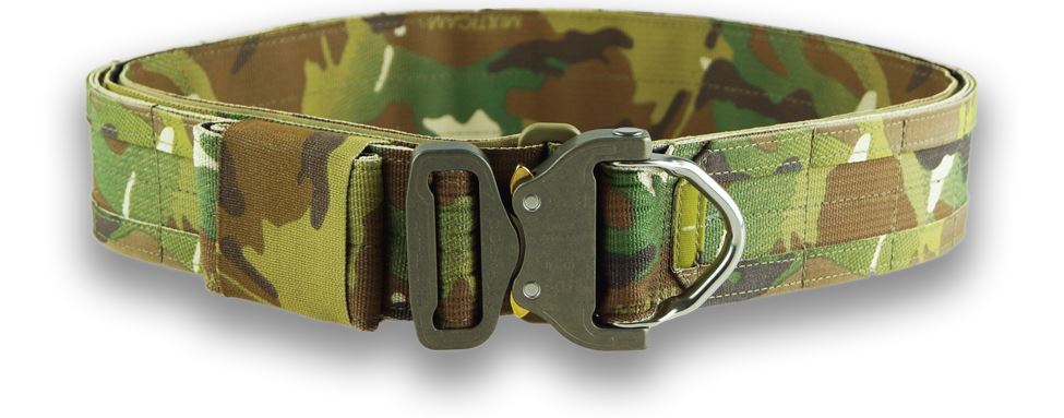 Gingers Tactical Gear - First Line Molle Bælte (D-ring) // Ranger Green fra Gingers Tactical Gear - billede nr. 1 hos GrejFreak.dk