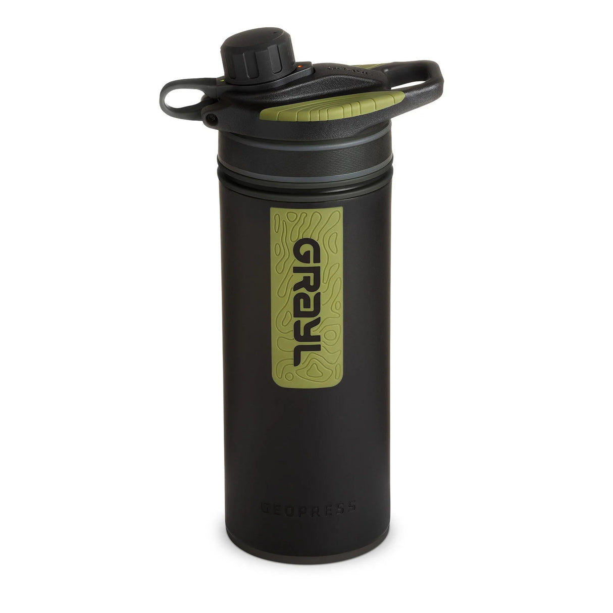 Grayl - Geopress Flaske Med Vandrensefilter 710ml // Sort Camo fra Grayl - billede nr. 1 hos GrejFreak.dk