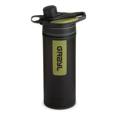 Grayl - Geopress Flaske Med Vandrensefilter 710ml // Sort Camo fra Grayl - billede nr. 1 hos GrejFreak.dk