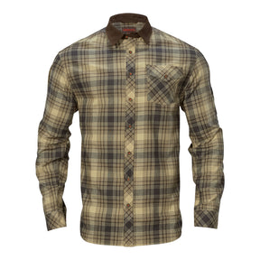 Härkila - Driven Hunt Flannel Jagtskjorte // Lys Sand fra Härkila - billede nr. 1 hos GrejFreak.dk