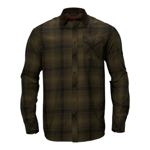 Härkila - Driven Hunt Flannel Jagtskjorte // Mørkegrøn fra Härkila - billede nr. 1 hos GrejFreak.dk