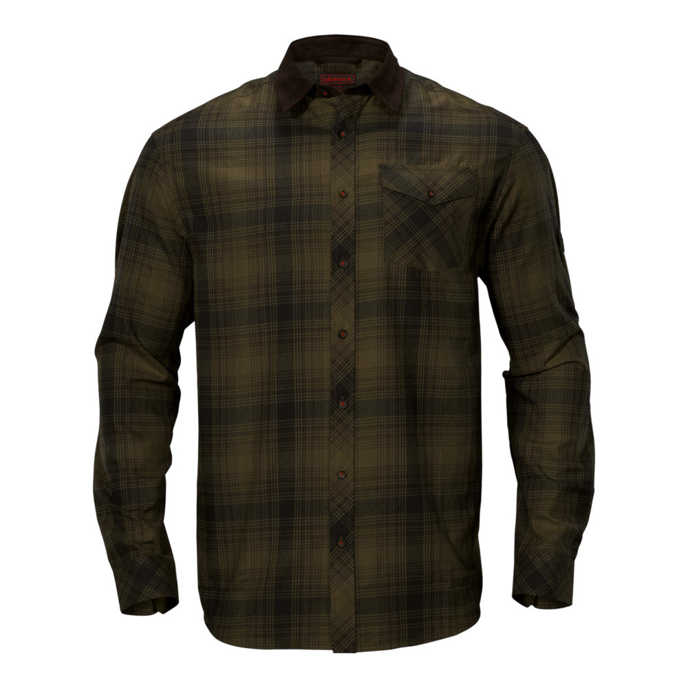 Härkila - Driven Hunt Flannel Jagtskjorte // Mørkegrøn fra Härkila - billede nr. 1 hos GrejFreak.dk