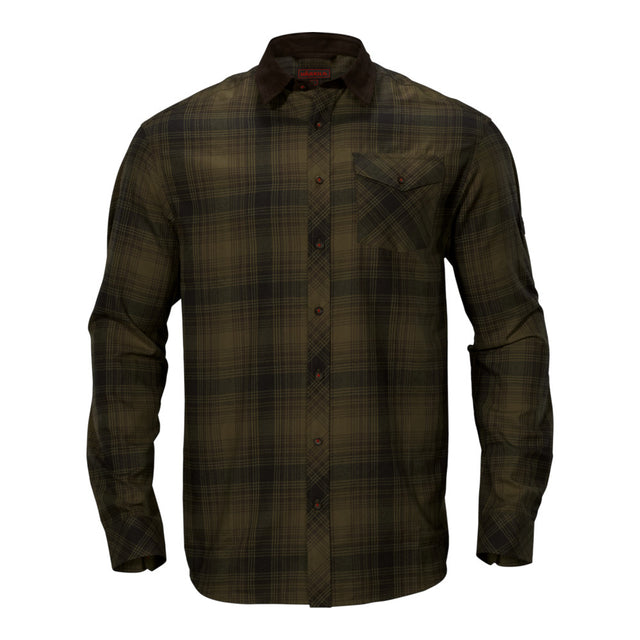 Härkila - Driven Hunt Flannel Jagtskjorte // Mørkegrøn fra Härkila - billede nr. 1 hos GrejFreak.dk