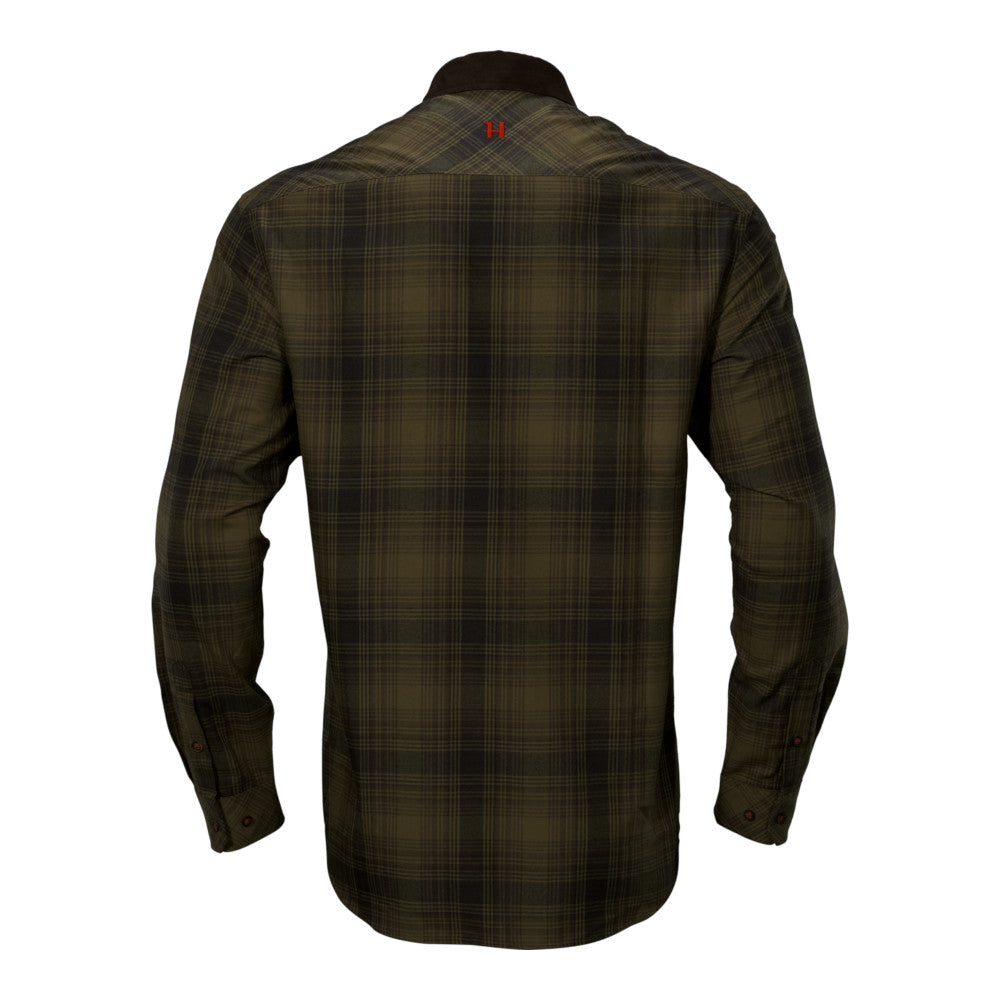 Härkila - Driven Hunt Flannel Jagtskjorte // Mørkegrøn fra Härkila - billede nr. 2 hos GrejFreak.dk