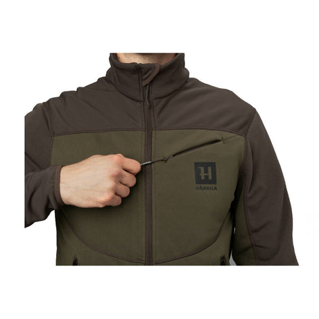 Härkila - Olaf Fleece Jakke Willow Green fra Härkila - billede nr. 4 hos GrejFreak.dk