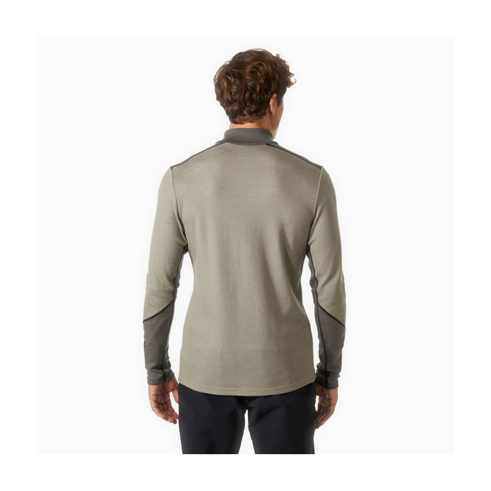 Helly Hansen - Lifa Merino 1/2 Zip Herre Undertrøje // Grå fra Helly Hansen - billede nr. 4 hos GrejFreak.dk