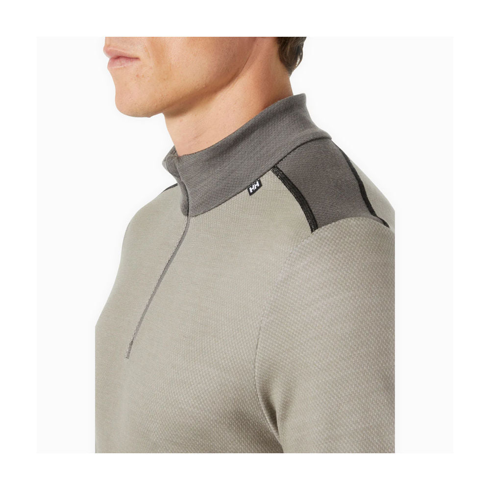 Helly Hansen - Lifa Merino 1/2 Zip Herre Undertrøje // Grå fra Helly Hansen - billede nr. 6 hos GrejFreak.dk