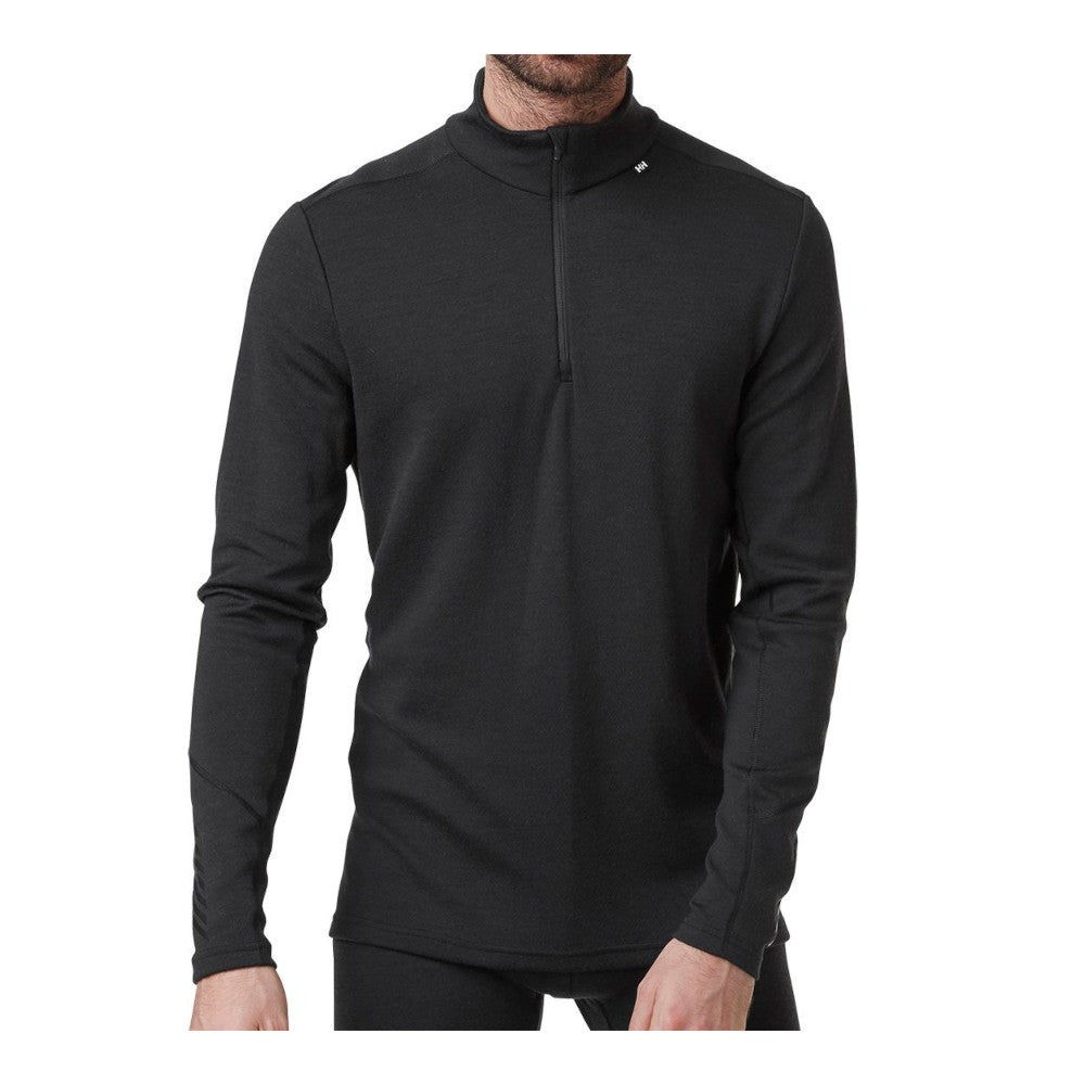 Helly Hansen - Lifa Merino 1/2 Zip Herre Undertrøje // Sort fra Helly Hansen - billede nr. 4 hos GrejFreak.dk