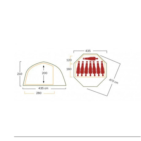 Helsport - Varanger Dome 8-10 Ydretelt inkl. Stang fra Helsport - billede nr. 4 hos GrejFreak.dk