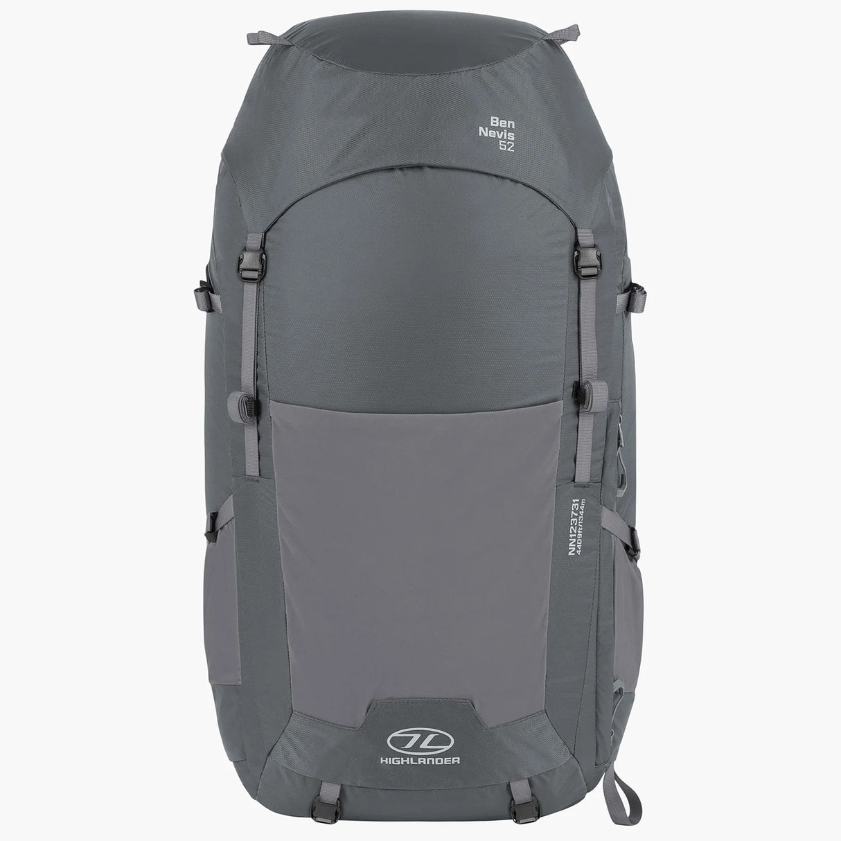 Highlander - Ben Nevis Herre Rygsæk 52L // Grå fra Highlander - billede nr. 1 hos GrejFreak.dk