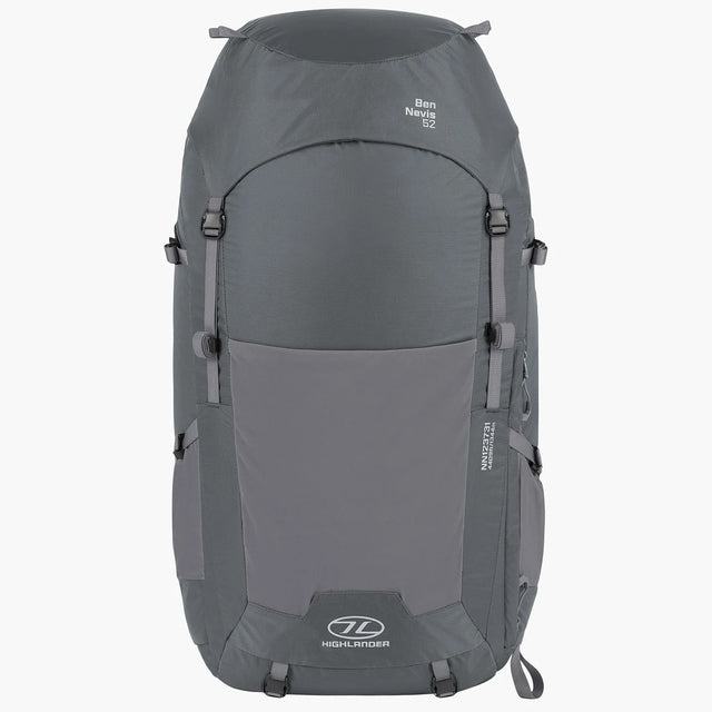 Highlander - Ben Nevis Herre Rygsæk 52L // Grå fra Highlander - billede nr. 1 hos GrejFreak.dk