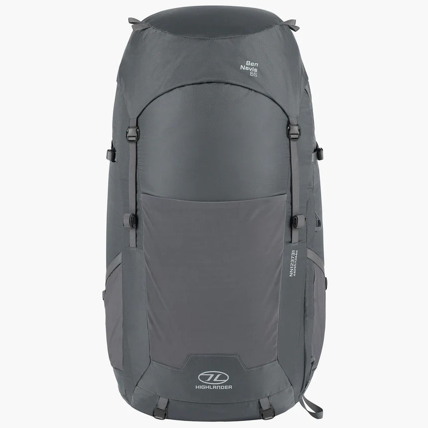 Highlander - Ben Nevis Herre Rygsæk 65L // Grå fra Highlander - billede nr. 1 hos GrejFreak.dk