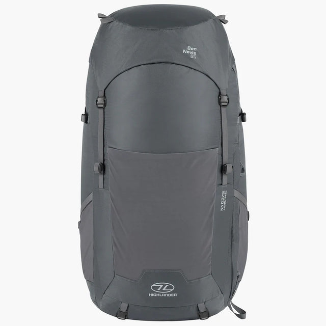 Highlander - Ben Nevis Herre Rygsæk 65L // Grå fra Highlander - billede nr. 1 hos GrejFreak.dk