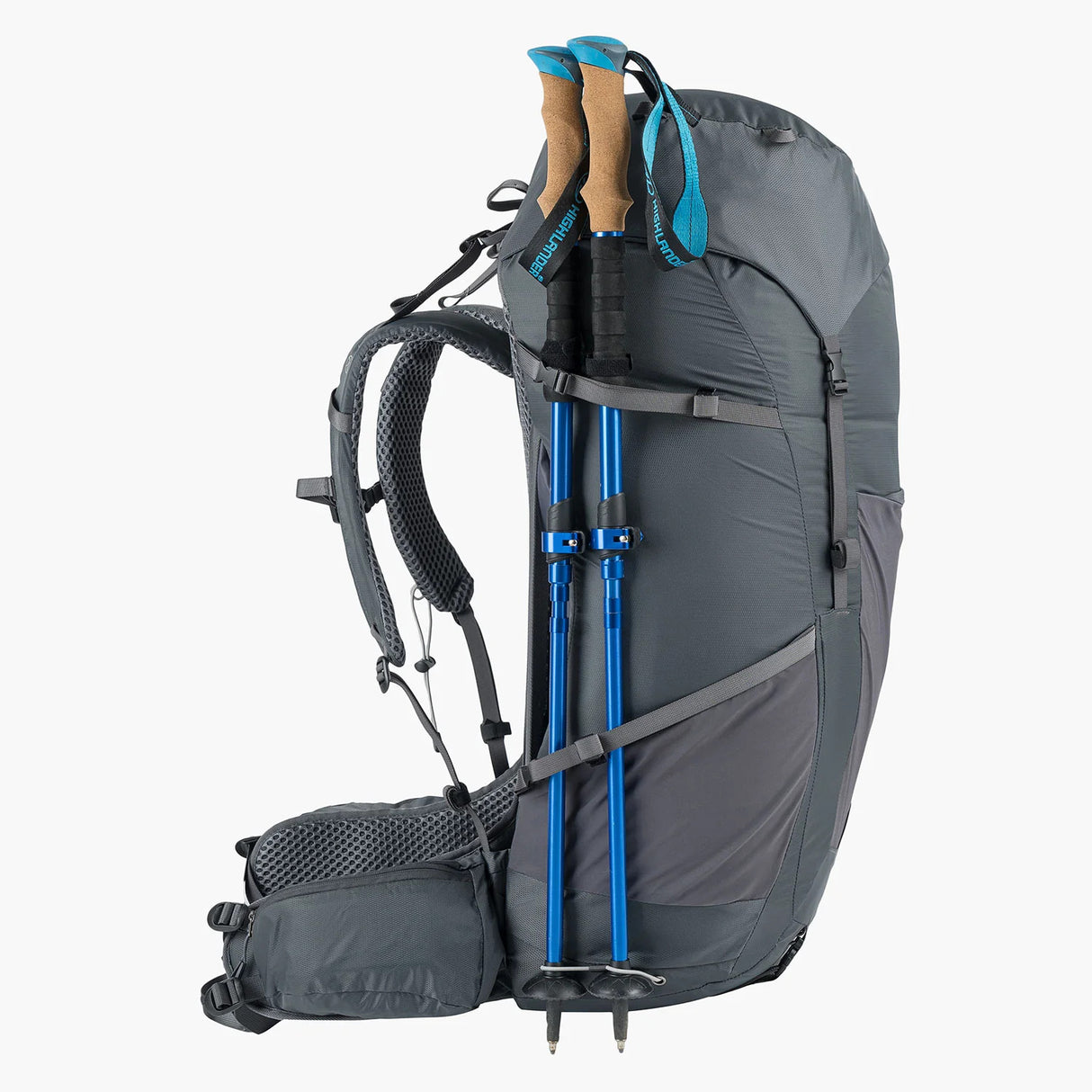 Highlander - Ben Nevis Herre Rygsæk 65L // Grå fra Highlander - billede nr. 2 hos GrejFreak.dk