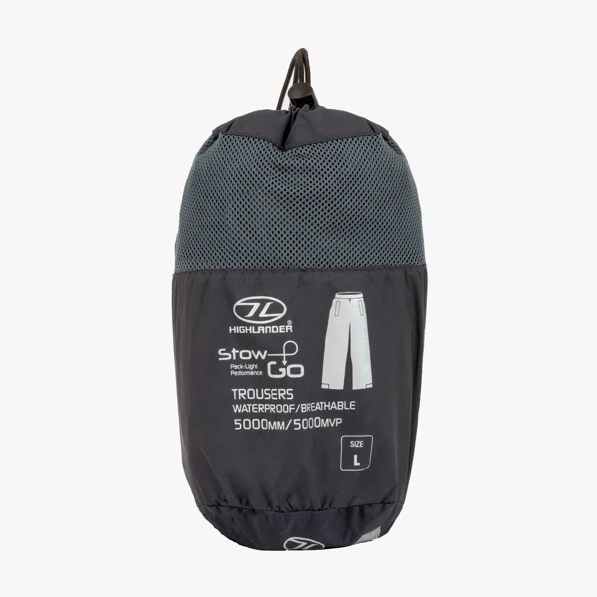 Highlander - Stow & Go regnbukser // Charcoal fra Highlander - billede nr. 2 hos GrejFreak.dk